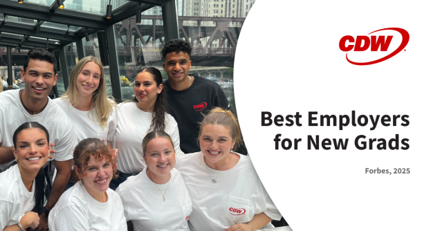 emilsimms's tweet photo. @CDWCorp made Forbes’ Best Employers for New Grads 2025 list! Enjoy contributing to a team where personal growth and achieving objectives begins from day one. https://t.co/2LbZ5Ux7h9 https://t.co/QraPi08f2x