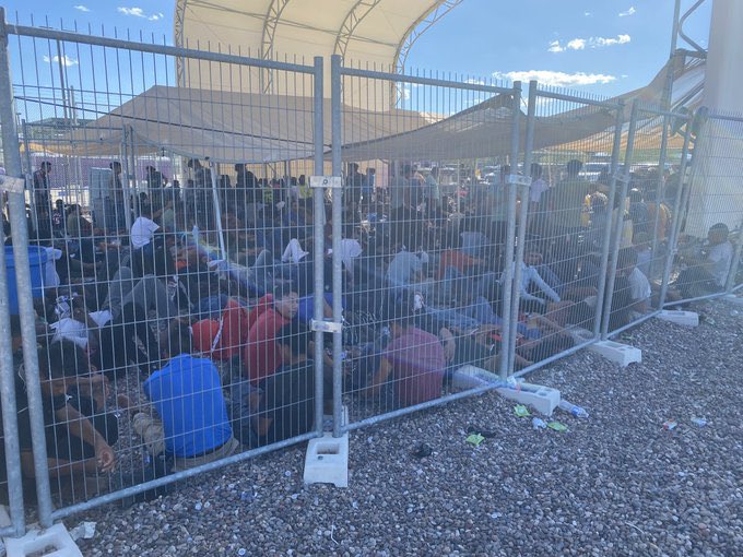 Already seeing posts critical of the "cages" at Alligator Alcatraz.
But Alligator Alcatraz looks significantly more comfortable than the outdoor detainment facilities the Biden admin put up in Ajo, AZ in September 2023 in 100+ degree heat. Most would prefer a bed over rocks.