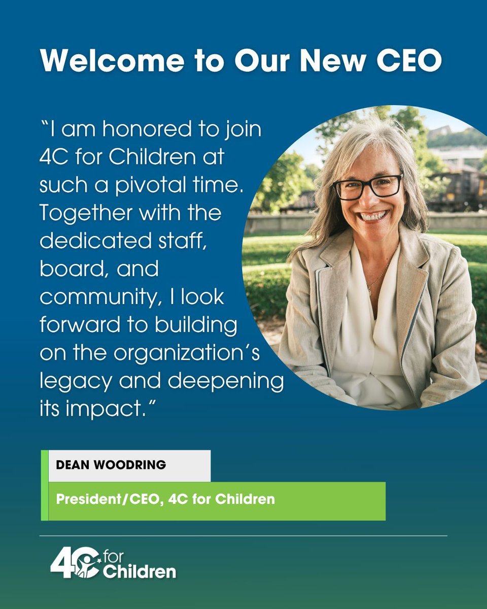 Exciting news!
 
We are pleased to announce the appointment of Dean Woodring as the new President and Chief Executive Officer.
 
Woodring brings more than two decades of leadership across public schools, higher education, and national education organizations.