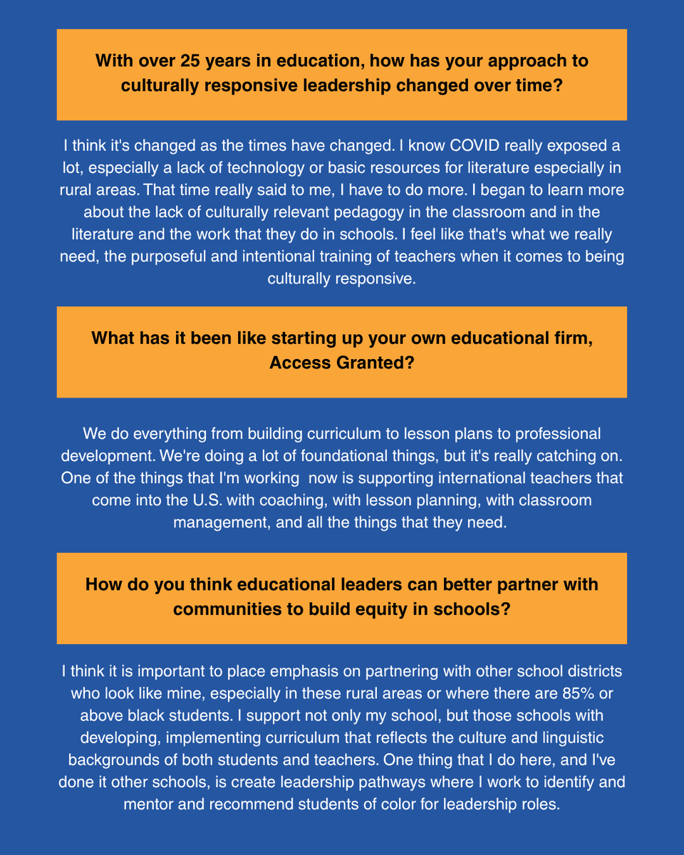 CREED_NC's tweet image. One of our incredible 2025 Educators of the Year is Dr. Kenya Grant, principal of Northside Elementary in Warren County. We are excited to share more about Kenya, her work, and what educating in color means to her! #TeachingInColor