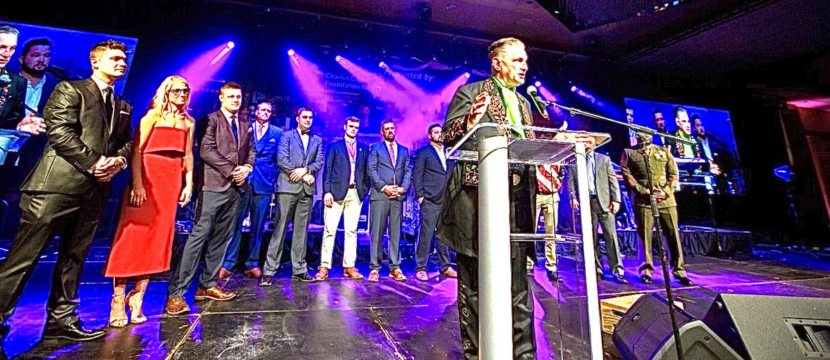 At a Jeff Ruby Foundation fundraiser I stood with10 young men who became my surrogate sons.Now they have children of their own.Our vision is to improve the lives of at-risk youth in our  restaurant communities.Support us at JeffRubyFoundation.com God bless❤️🙏