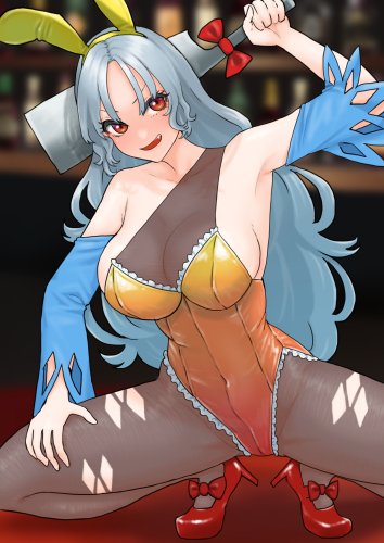 FANBOXで継続支援して頂いている方に高画質版と背景透過版をおたよりでお送りさせて頂きました! 今月はバニーネムノさんです! 