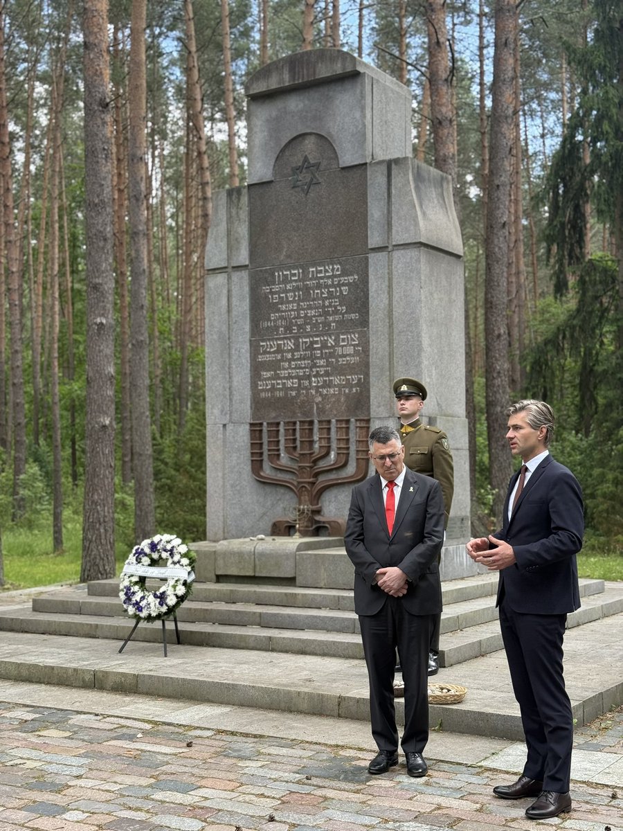 Kęstutis Budrys (@budryskestutis) on Twitter photo Welcomed Israel’s Foreign Minister <a href="/gidonsaar/">Gideon Sa'ar | גדעון סער</a> to Vilnius today.
Security is a shared priority for both #Israel and #Lithuania. I reiterated Lithuania’s support for Israel’s right to defend itself and protect its citizens in line with international law. Iran’s pursuit of nuclear Welcomed Israel’s Foreign Minister <a href="/gidonsaar/">Gideon Sa'ar | גדעון סער</a> to Vilnius today.
Security is a shared priority for both #Israel and #Lithuania. I reiterated Lithuania’s support for Israel’s right to defend itself and protect its citizens in line with international law. Iran’s pursuit of nuclear