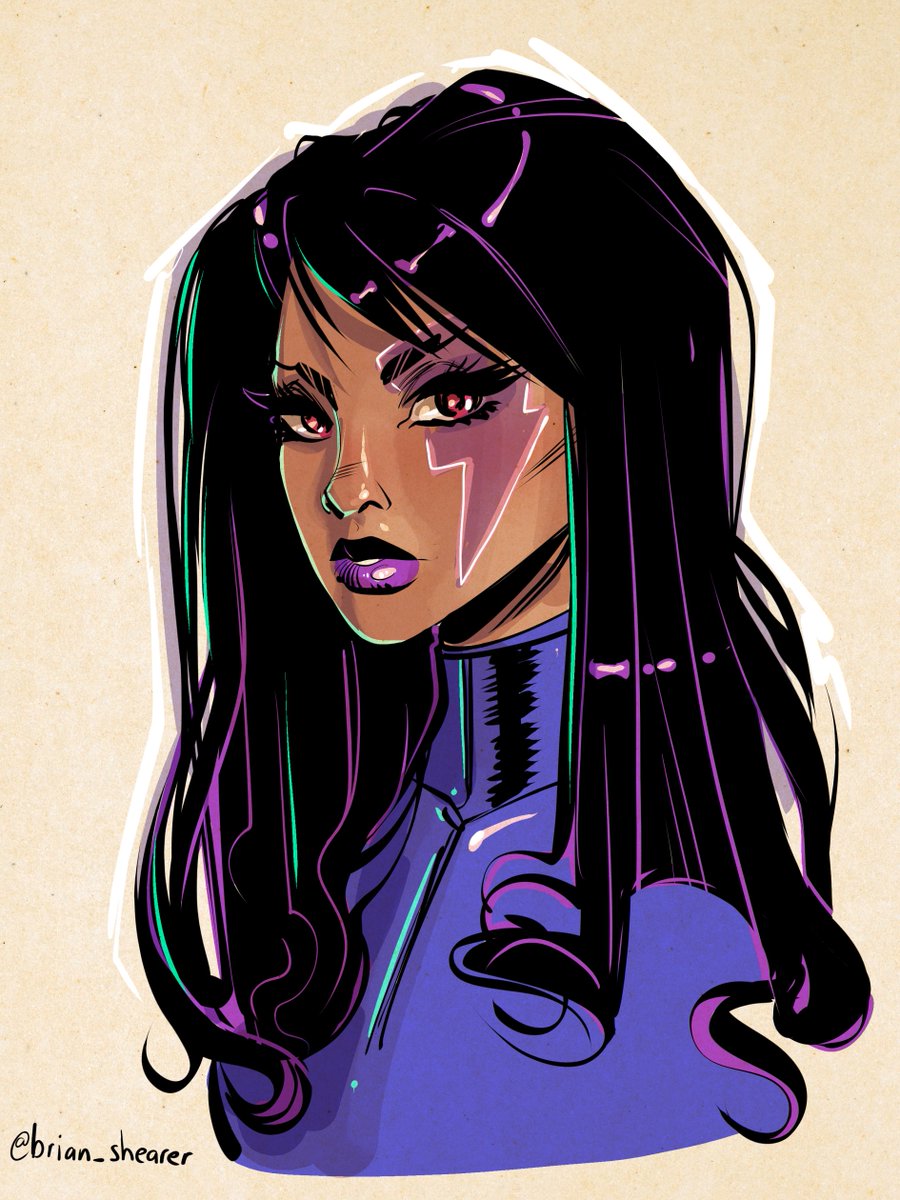 A Psylocke Head sketch to get your July started.