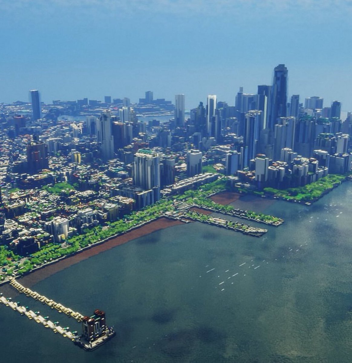 Une équipe a passé 4 ans pour reproduire la ville de New-York dans Minecraft 🤯

Le résultat est exceptionnel.