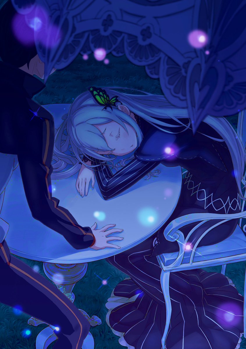 112oVic2's tweet image. The Witch of Greed, Echidna
.
#リゼロ #rezero