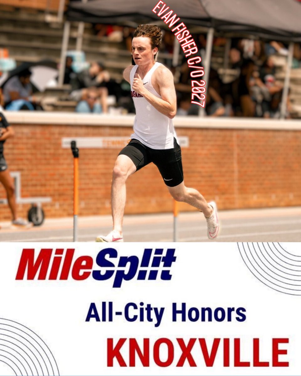 ✨SuzyFi✨ (@suzyfi) on Twitter photo Wrapped up sophomore year with this honor! <a href="/tnmilesplit/">MileSplit Tennessee</a> Knoxville All-City First Team and Sophomore Team! More to come! Pls follow <a href="/Evan_Fishe/">Evan Fisher</a> (Junior season coming up) 👀
<a href="/5StarPreps/">5Star Preps</a>
<a href="/OleMissTrack/">Ole Miss Track & XC</a>
<a href="/PennStateTFXC/">Penn State Track & Field/Cross Country</a>
<a href="/beardentrack_xc/">Bearden Track and Field/XC</a>
<a href="/UNCTrack_Field/">UNC Track & Field • XC</a>
<a href="/Vol_Track/">Tennessee Track & Field/XC</a>
<a href="/DukeTFXC/">Duke Track & Field and Cross Country</a> Wrapped up sophomore year with this honor! <a href="/tnmilesplit/">MileSplit Tennessee</a> Knoxville All-City First Team and Sophomore Team! More to come! Pls follow <a href="/Evan_Fishe/">Evan Fisher</a> (Junior season coming up) 👀
<a href="/5StarPreps/">5Star Preps</a>
<a href="/OleMissTrack/">Ole Miss Track & XC</a>
<a href="/PennStateTFXC/">Penn State Track & Field/Cross Country</a>
<a href="/beardentrack_xc/">Bearden Track and Field/XC</a>
<a href="/UNCTrack_Field/">UNC Track & Field • XC</a>
<a href="/Vol_Track/">Tennessee Track & Field/XC</a>
<a href="/DukeTFXC/">Duke Track & Field and Cross Country</a>