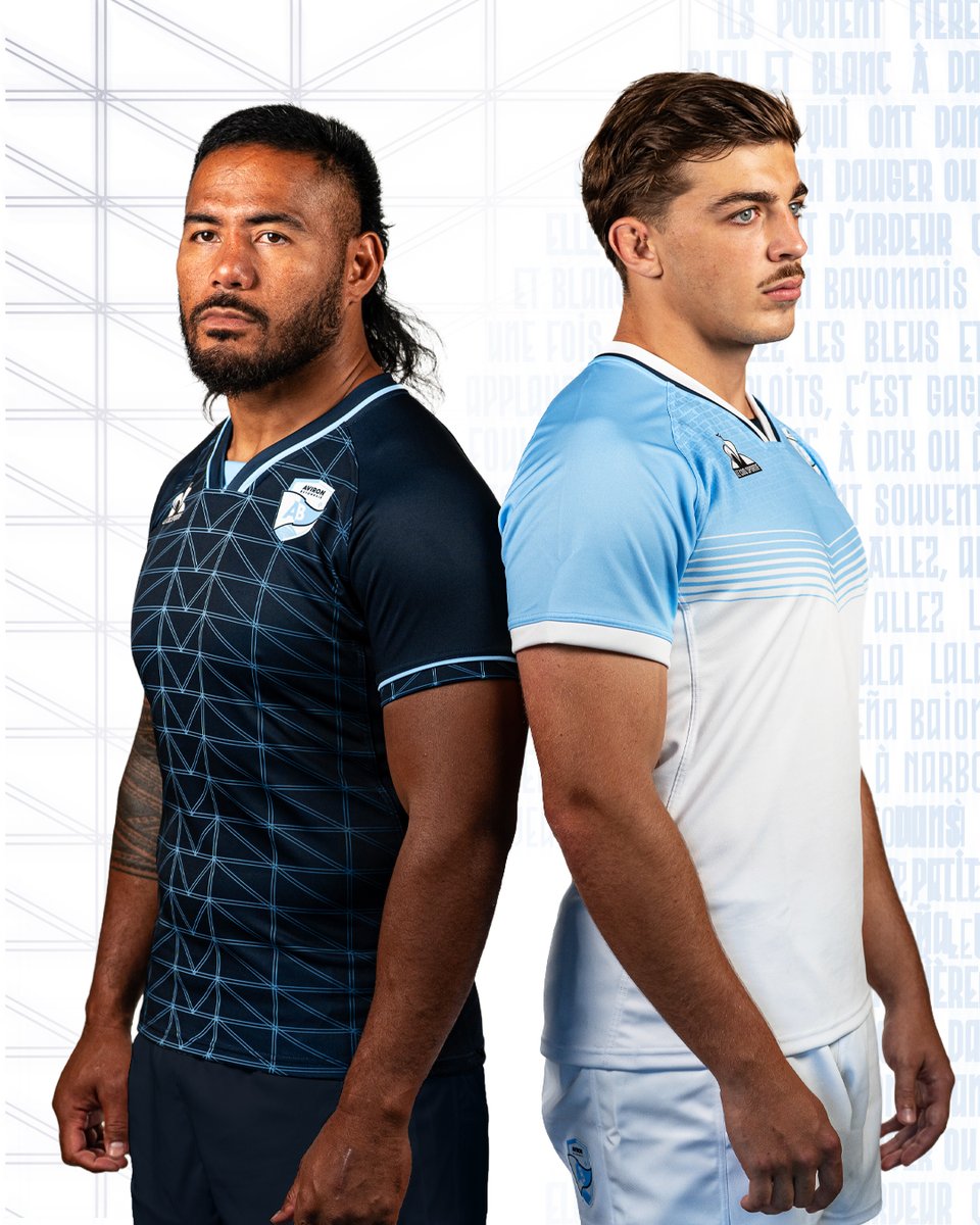 𝐇𝐎𝐌𝐄 &amp; 𝐀𝐖𝐀𝐘 𝟐𝟎𝟐𝟓/𝟐𝟎𝟐𝟔

Les maillots domicile et extérieur sont désormais disponibles dans nos boutiques et bientôt sur notre e-shop !

Arborez tout ce qui représente le Stade Jean-Dauger sur vous 🏟️

#rugby #Bayonne