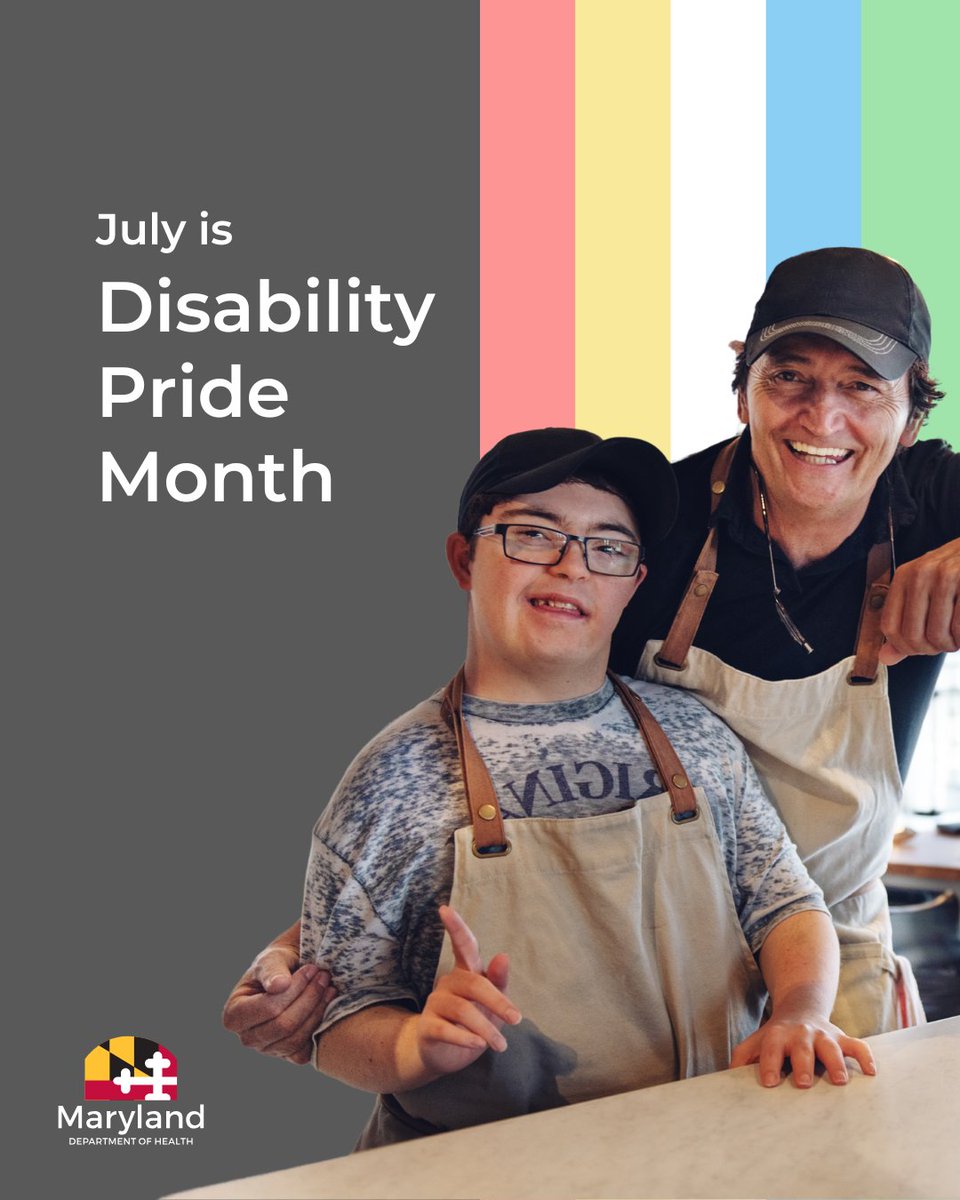 This #DisabilityPrideMonth, we celebrate the resilience and diversity of individuals with intellectual and developmental disabilities. Learn more and access resources that empower individuals to lead fulfilling lives: health.maryland.gov/dda