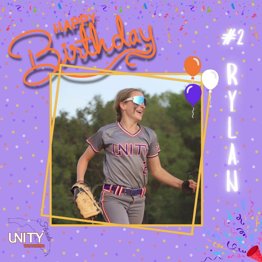unitywatkins14u's tweet image. 🎉🥳 Happy Birthday, Rylan! 🥳🎉
Shoutout to our #2, Rylan Goar—lightning on the bases and full of heart! ⚡️🥎 Your hustle and grit make us proud every time you step on the field.

Have the best day, Rylan! 💜🧡

#UnityWatkins #BuiltDifferent #BirthdayShoutout @VAUnitySB
