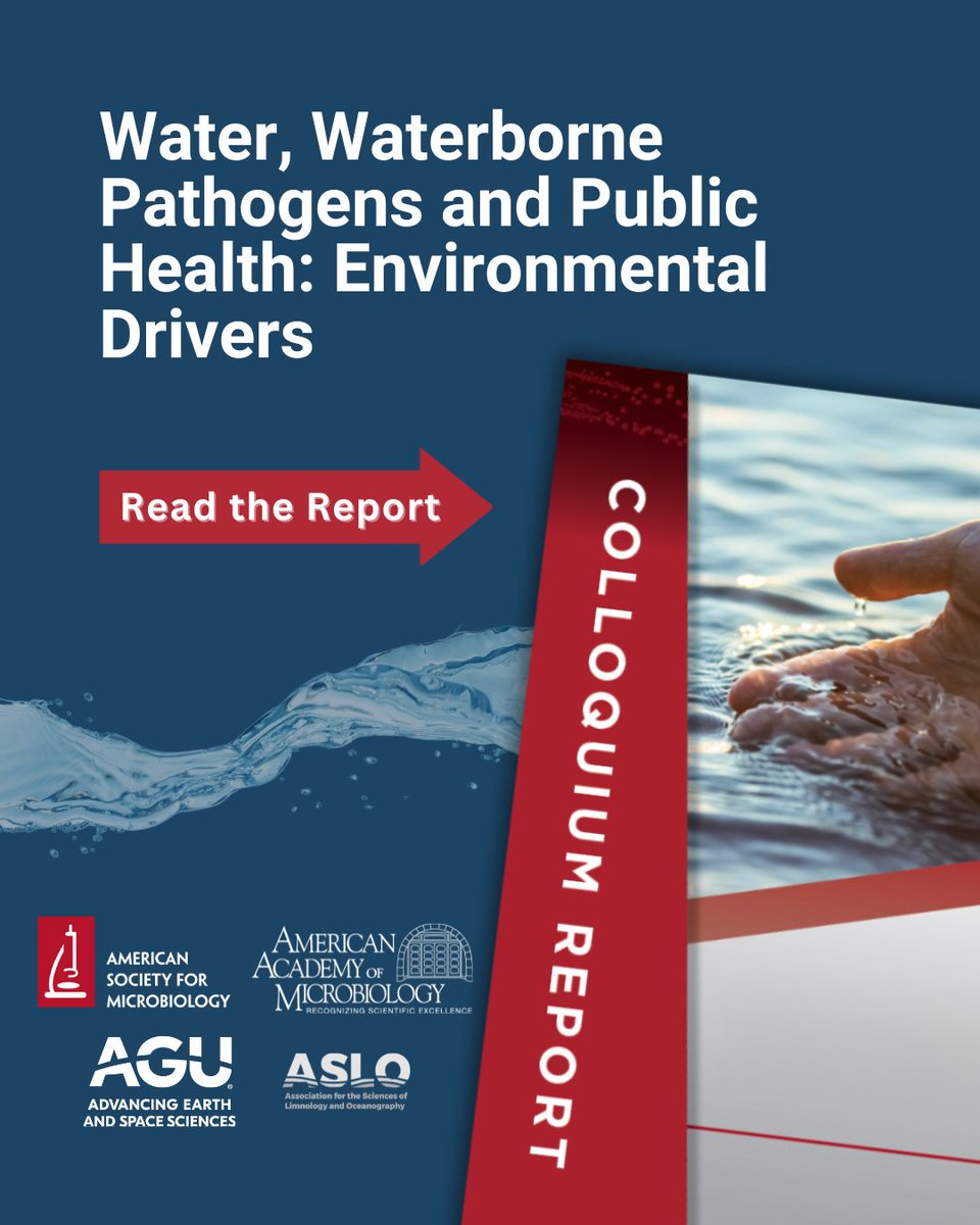 aslo_org's tweet image. ICYMI: #ASLO was represented by members Elena Litchman and Trina McMahon in a recent @theAGU and @ASMicrobiology report on the rising threats of waterborne infections due to climate change and the strategies for mitigation. Read the report & fact sheet here:…