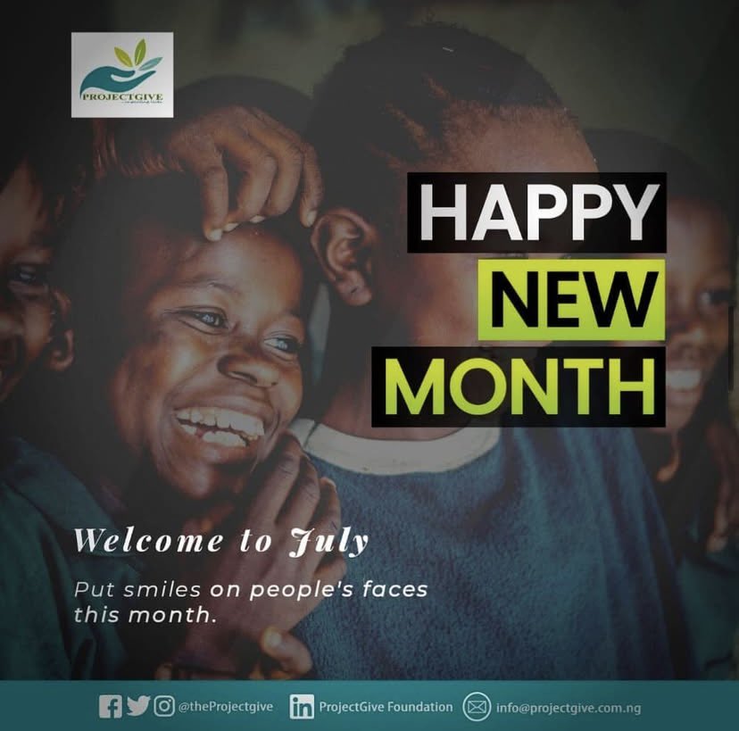 theProjectGive's tweet image. Welcome to July, greatness awaits as we begin the second half of the year.

ProjectGive Cares