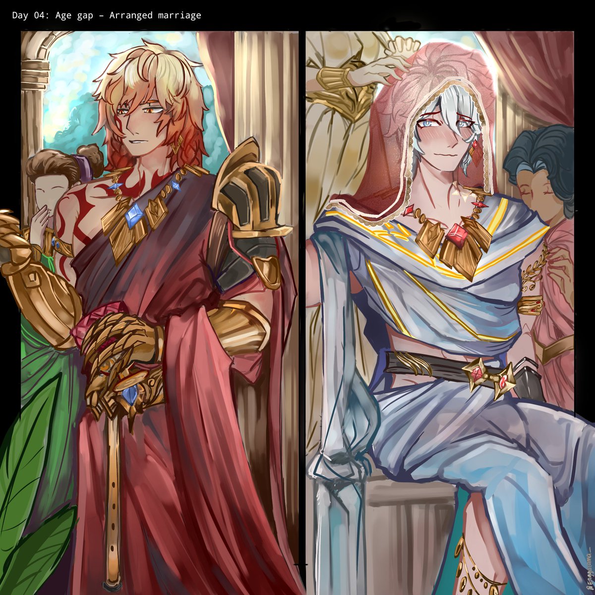 Enggalama's tweet image. Day 04: Age gap – Arranged marriage 

#myphai #myphaiweek2025