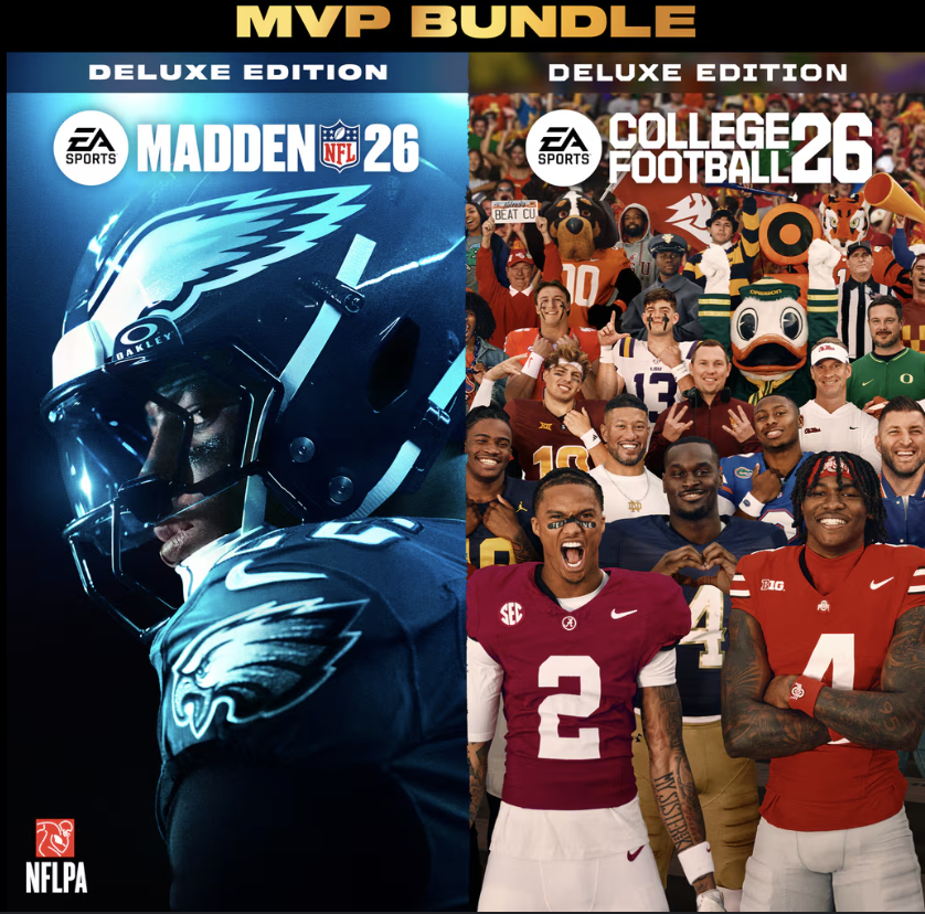 itsdomyoutube's tweet image. Like and RT for a copy of the MVP edition of CFB and Madden 26

Must be following with notis on too!

Tag a friend who can&apos;t beat you in either game

Use code DOM on Underdog to make me give away more copies of the game!
play.underdogfantasy.com/itsdomyt (not required)