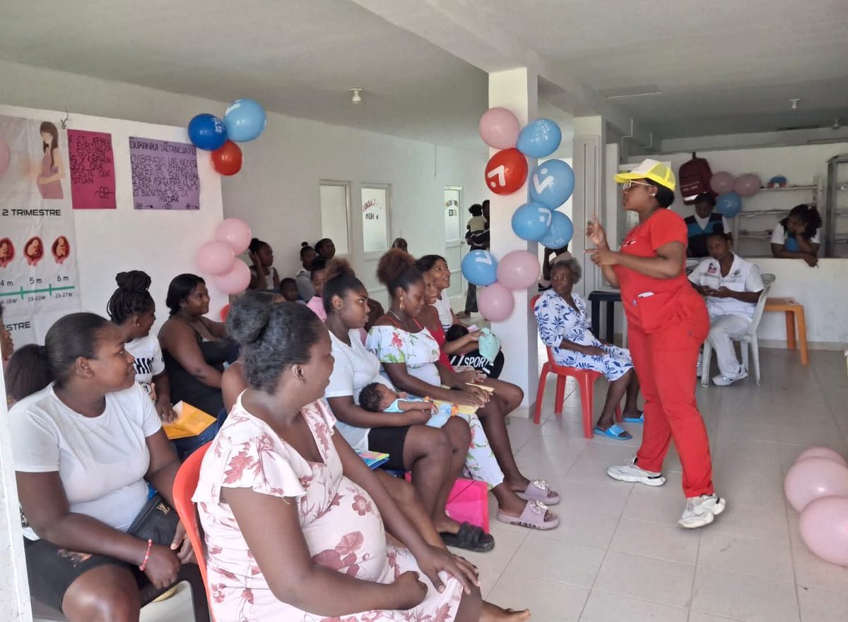 CHDN1's tweet image. ✅ El curso de Maternidad y Paternidad Responsable llegó a San Luis Robles. Profesionales de la ESE CHDN brindaron pautas clave para cuidar a la gestante y bebé, integrando saber ancestral y médico. Alimentación, controles y apoyo familiar, pilares para un 🤰🏻embarazo sano.