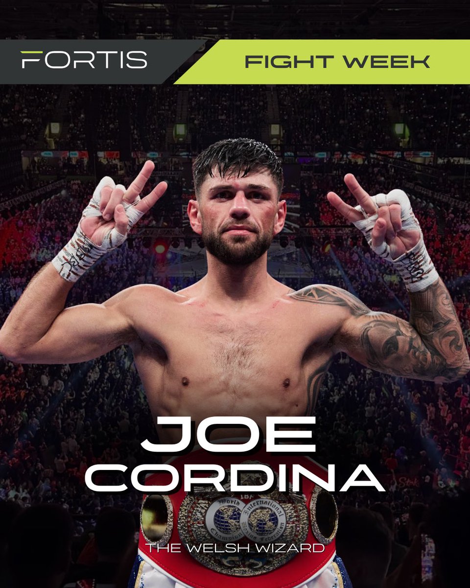 FORTISSPORTSG's tweet image. The Welsh Wizard @Joecordina_91 returns to the ring THIS SATURDAY on his journey to become a x3 world champion ...

📍 @AOArena  📹 @DAZNBoxing 

#TeamFortis #WeGoBeyond #JoeCordina #Boxing #Manchester #DAZN #WelshWizard