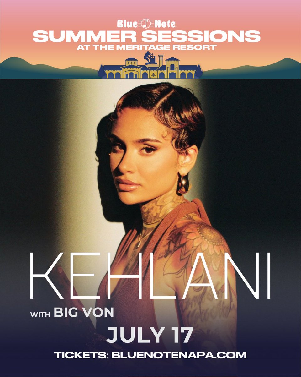 in the beautiful napa valley 💐

tickets at bluenotenapa.com