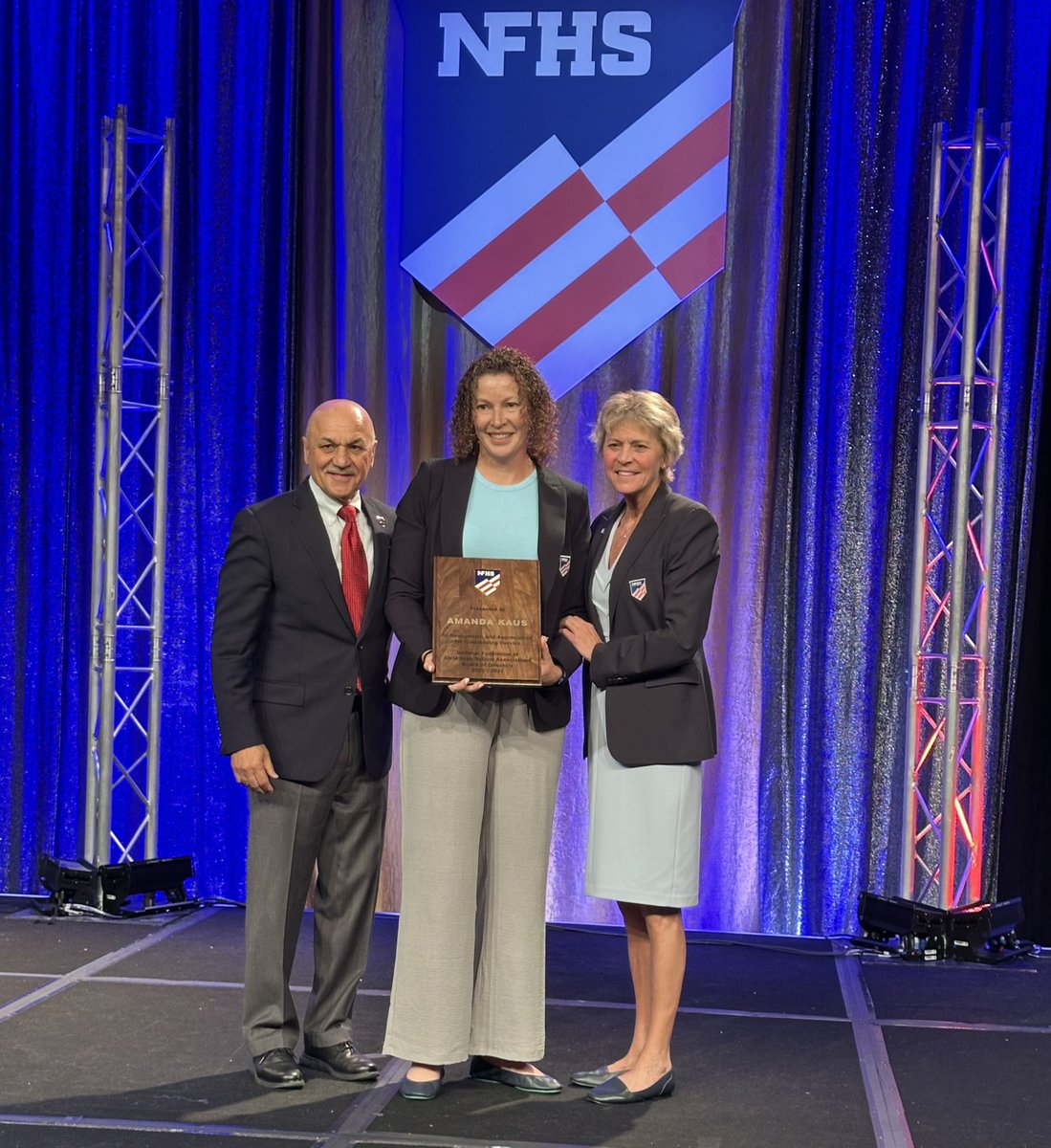 Congratulations to Rochester Century music educator and director Amanda Kaus, who completed a three-year term on the <a href="/NFHS_Org/">NFHS</a> Board of Directors. Thank you, Amanda, for your incredible leadership and service.