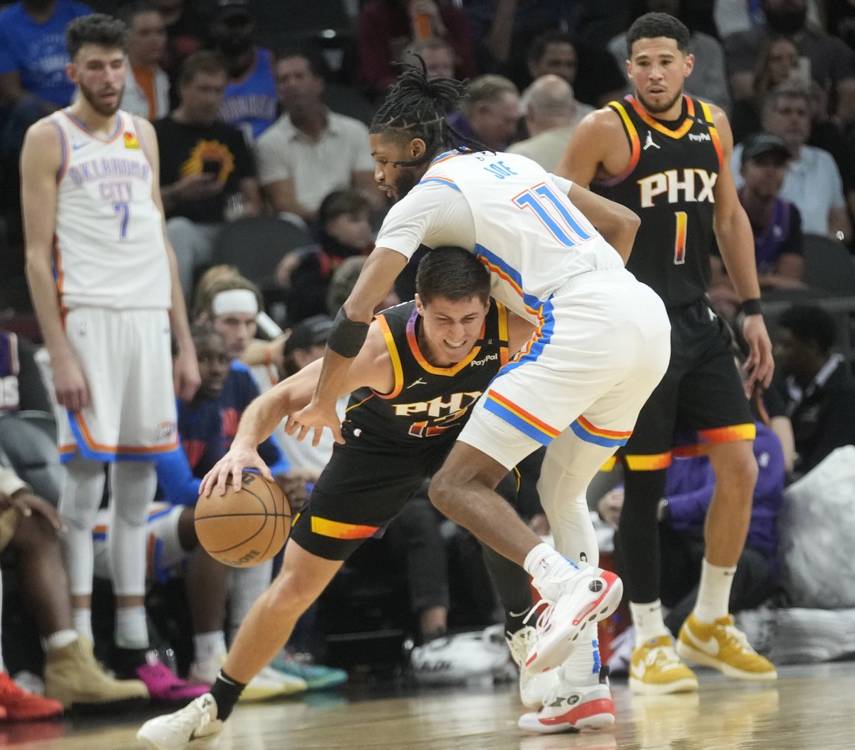 Can Collin Gillespie ease Devin Booker's point guard role with Phoenix Suns? (w/video) #Suns  azcentral.com/story/sports/n… via <a href="/azcentral/">azcentral</a>