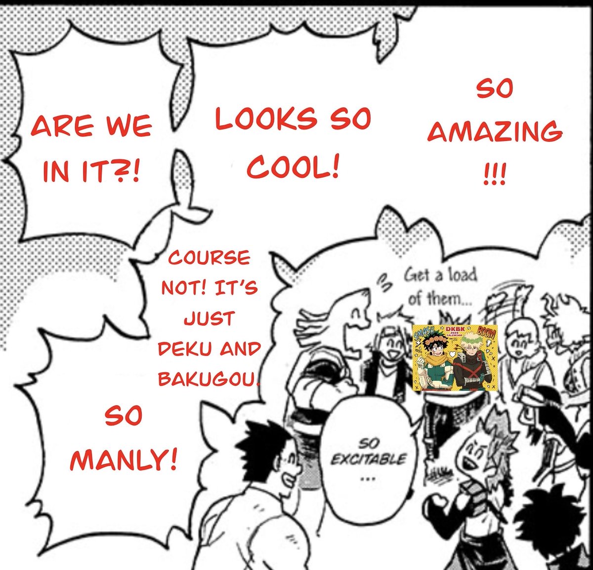 If Kirishima thinks that the calendar is manly then that’s the highest compliment we can receive!

Have you pre ordered yours yet?!