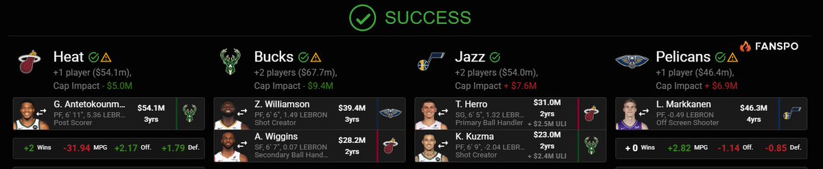 1. Damian Lillard signs with the Miami Heat
2. Then: