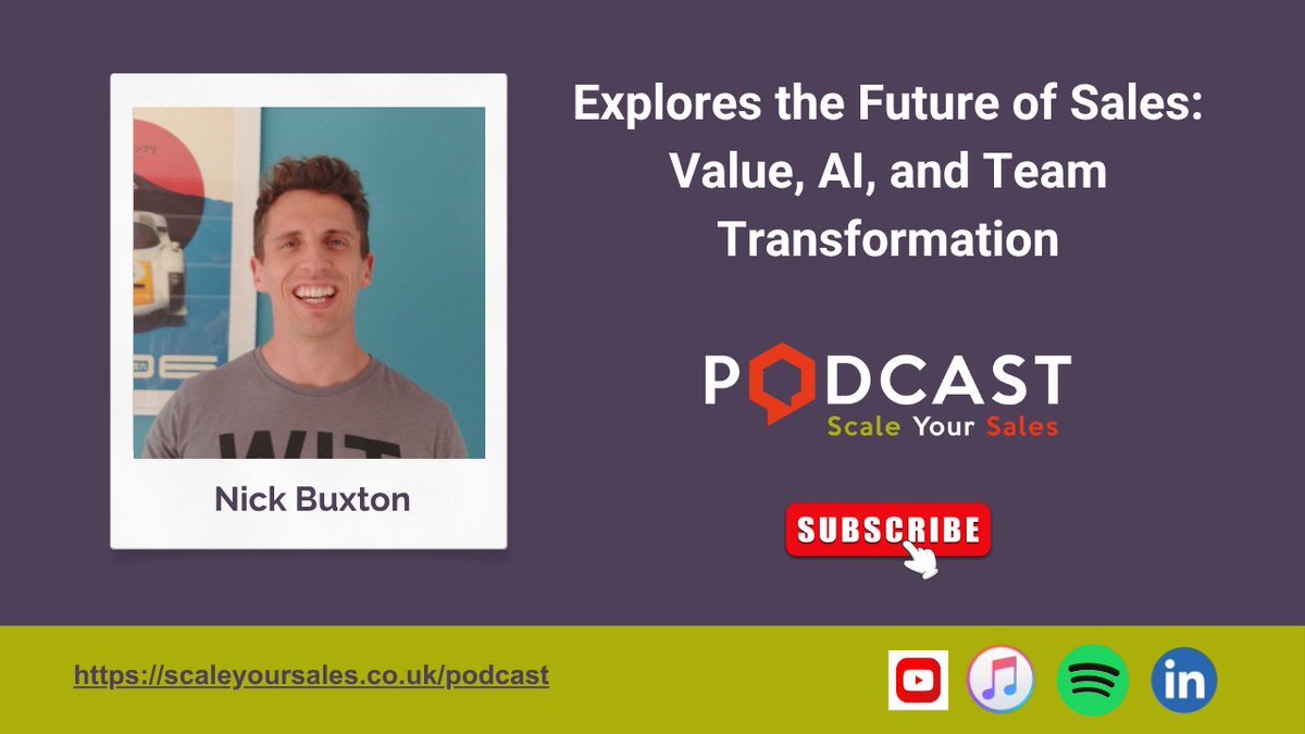 #ScaleYourSales #Podcast with guest #NickBuxton, breaks down the real difference, and what works. Listen <a href="/iTunes/">iTunes</a> rate &amp; review scaleyoursales.co.uk/podcast/ and tell us what you think!