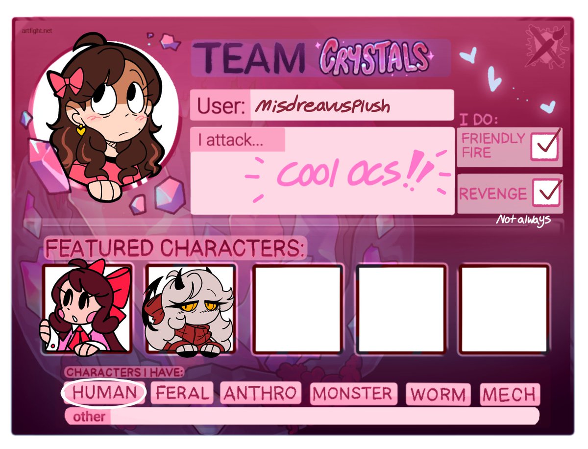 misdreavusplush's tweet image. pspspsps it's tiiiime!!
artfight.net/~misdreavuspluβ¦