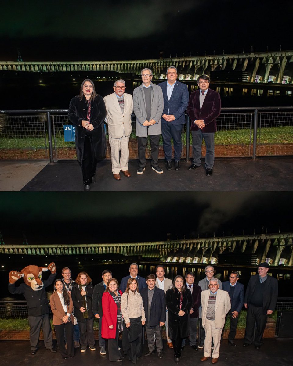 Nanuarte's tweet photo. 🌟 Así comenzó #UDUALC #ALAFEM2025: una noche de cultura, integración y educación en Itaipú Binacional.

Mirador, Iluminación Monumental y el arte de Sonidos de la Tierra, Arpa de Agua y Andrea Valobra.

💙 La educación nos une. Esto recién empieza. https://t.co/peJJS3qhCC