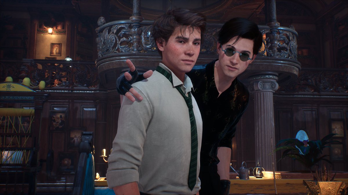 huangtuwww's tweet image. 📷📷
#hogwartslegacy 
#ominisgaunt 
#sebastiansallow