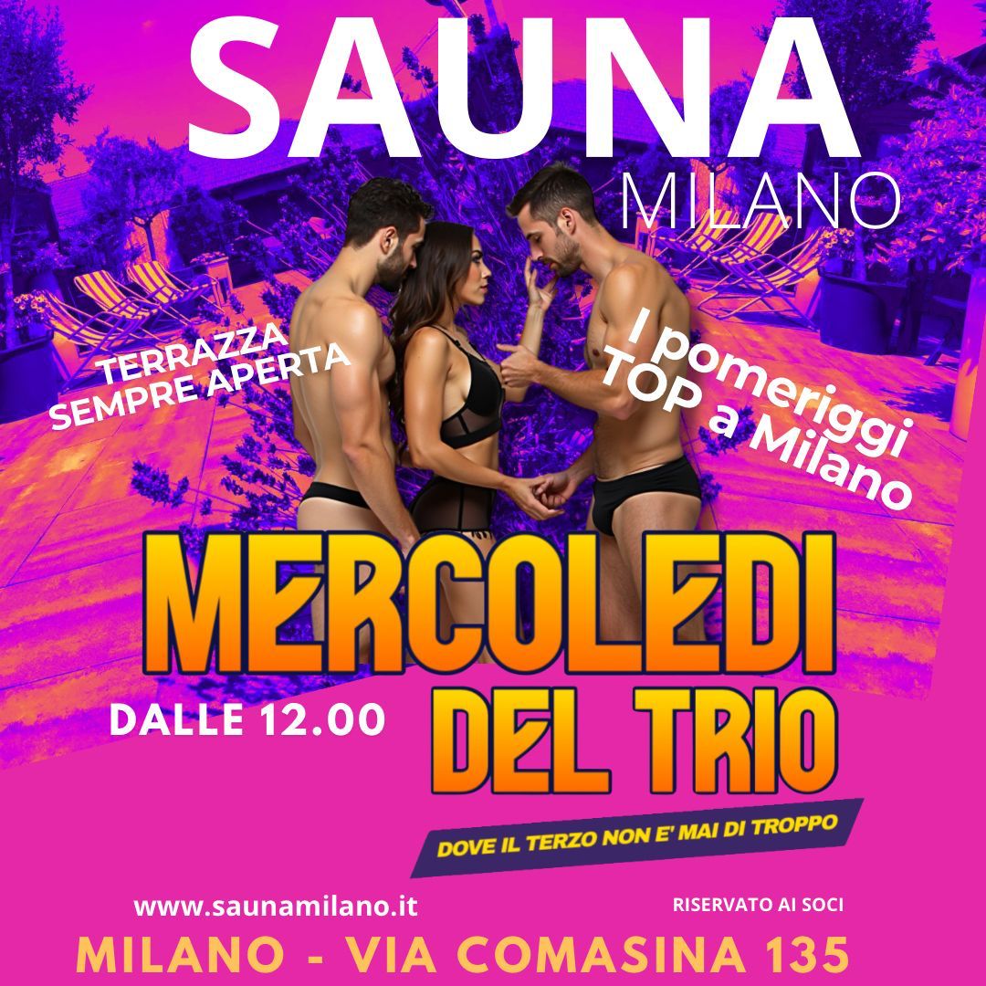 Info HotClub (@infoclubprive) on Twitter photo Il #mercoledi del #trio #party dove il terzo non Γ¨ mai di troppo π€«ππβοΈ
<a href="/saunamilano/">SaunaMilano</a> Via Comasina 135 Il #mercoledi del #trio #party dove il terzo non Γ¨ mai di troppo π€«ππβοΈ
<a href="/saunamilano/">SaunaMilano</a> Via Comasina 135