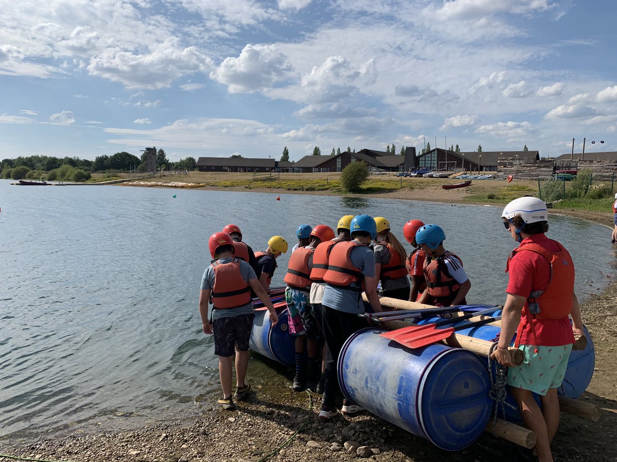 The campfire has been lit for our second evening on Y7 residential at Whitemoor Lakes 🌲🔥