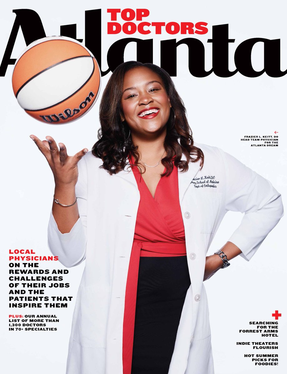 GradyHealth's tweet image. 🤩Congratulations to #TeamGrady, Dr. Frazier Keitt, featured on the cover of Atlanta Magazine's Top Doctors edition! 👏🏥
Read the full issue here ➡️ bit.ly/4eqghJC