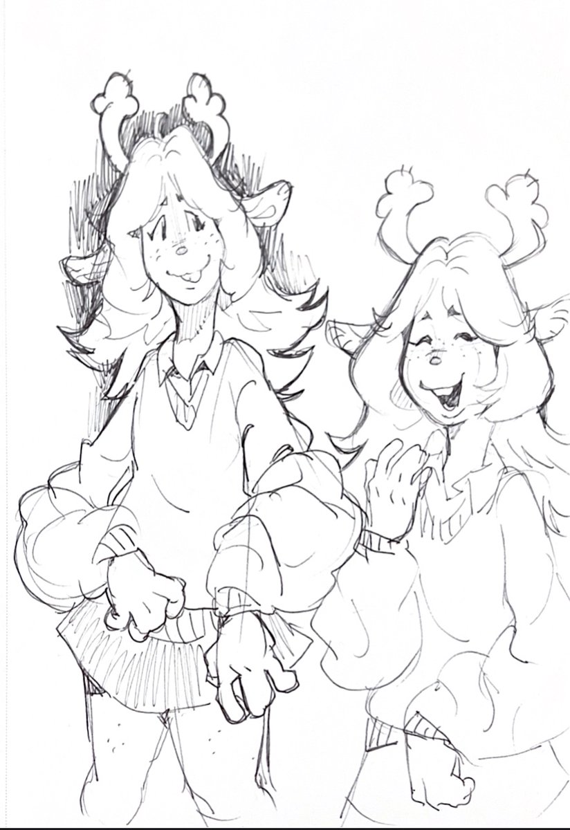 dummydino's tweet image. #deltarune doodles from work