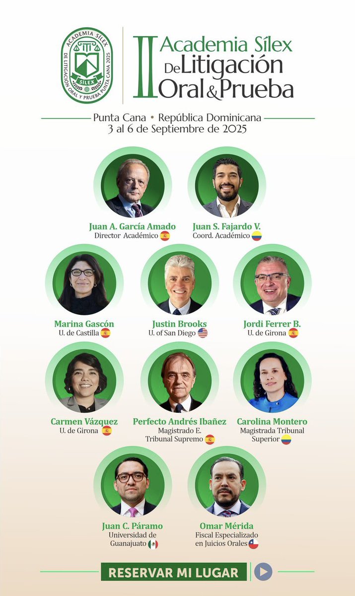 Juan Sebastian Fajardo V (@jsfajardov) on Twitter photo Así se ve la mejor academia de litigación oral y prueba que cualquiera pudiese imaginar.
¿Nos acompañan?
Aquí toda la info:
si-lex.es/academia-silex…
<a href="/JuanAGAmado/">Juan A. García Amado</a> <a href="/SilexFormacion/">SíLex Formación Jurídica</a> <a href="/RicardoGarzcar/">Ricardo Garzón Cárdenas</a> <a href="/jferrerbeltran/">Jordi Ferrer Beltrán</a> <a href="/macavaro17/">Carmen Vázquez</a> Así se ve la mejor academia de litigación oral y prueba que cualquiera pudiese imaginar.
¿Nos acompañan?
Aquí toda la info:
si-lex.es/academia-silex…
<a href="/JuanAGAmado/">Juan A. García Amado</a> <a href="/SilexFormacion/">SíLex Formación Jurídica</a> <a href="/RicardoGarzcar/">Ricardo Garzón Cárdenas</a> <a href="/jferrerbeltran/">Jordi Ferrer Beltrán</a> <a href="/macavaro17/">Carmen Vázquez</a>