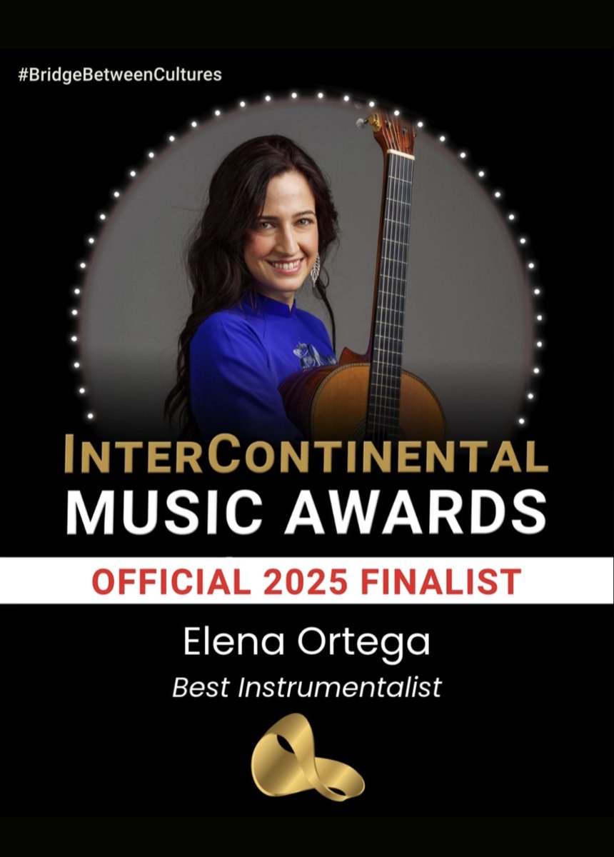 elenaortpin's tweet photo. ¡FINALISTA en los @InterContAwards !

Muy contenta por estar de nuevo en la final como Best Instrumentalist, esta vez con tres piezas de Luz tras la Oscuridad:

- Carta a Lucina, de J. Erena 
- Variations on an Anatolian Folksong, de C. Domeniconi
- Sevilla, de Albéniz https://t.co/rModQqEcnU