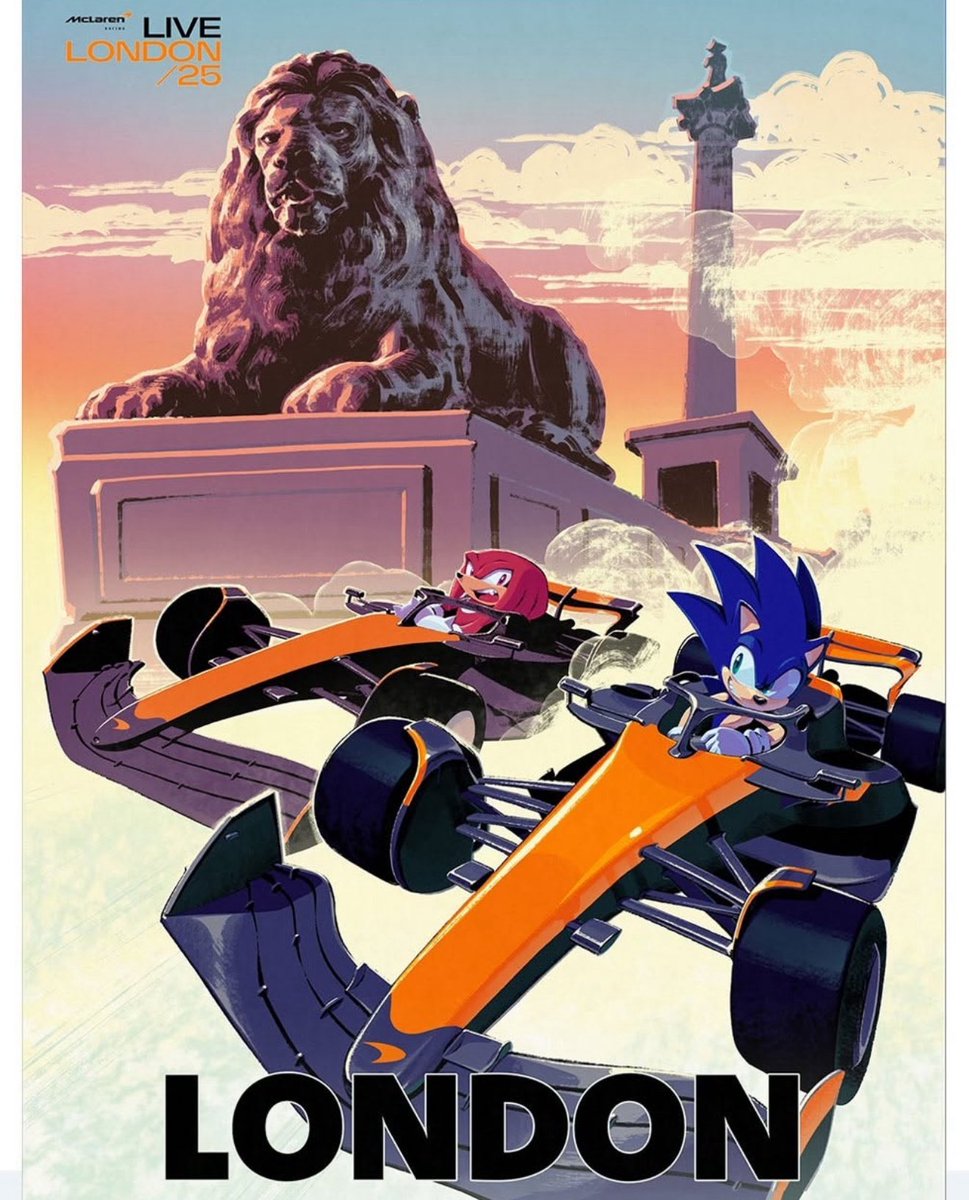 🟧 NEWS 🔵💨 We’ve co-created giveaways for the McLaren Racing Live: London event. Grab your ltd edition Sonic print July 2-3 from the fanzone at Trafalgar Square. 

We’ve also helped to create a Sonic Manga. Available at the event in super limited quantities!

#SonicTheHedgehog