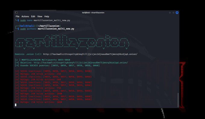 DEBUGSEC ENTERPRISE🇲🇽 (@debugsec1337) on Twitter photo ✨Actualización de la herramienta Martillazonion con nueva imagen ⚒️🔥🧅🥷🇲🇽 <a href="/HackersOIHEC/">OIHEC hackers</a> #hacking #infosec #hackers #CyberSecurity #deepweb
github.com/hackermexico/m… ✨Actualización de la herramienta Martillazonion con nueva imagen ⚒️🔥🧅🥷🇲🇽 <a href="/HackersOIHEC/">OIHEC hackers</a> #hacking #infosec #hackers #CyberSecurity #deepweb
github.com/hackermexico/m…