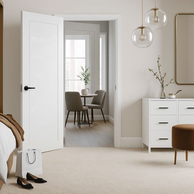 ما هي أفضل ألوان أبواب الخشب الداخلية لغرف المنزل للمسة جمالية؟ 