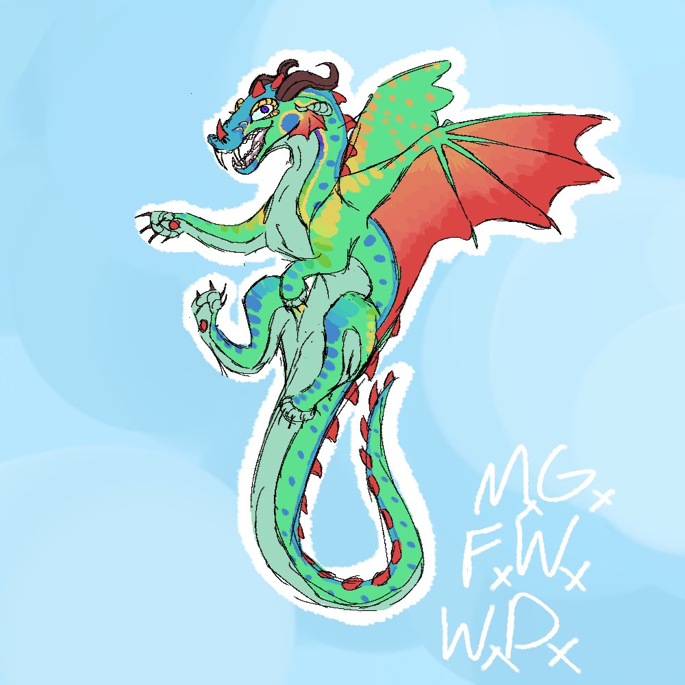 mortal_gods's tweet photo. Hmmmm #glory #glorywof #wingsoffire #wingsoffireart #wofart #wof #dragon #rainwing https://t.co/d4uhC92RQP