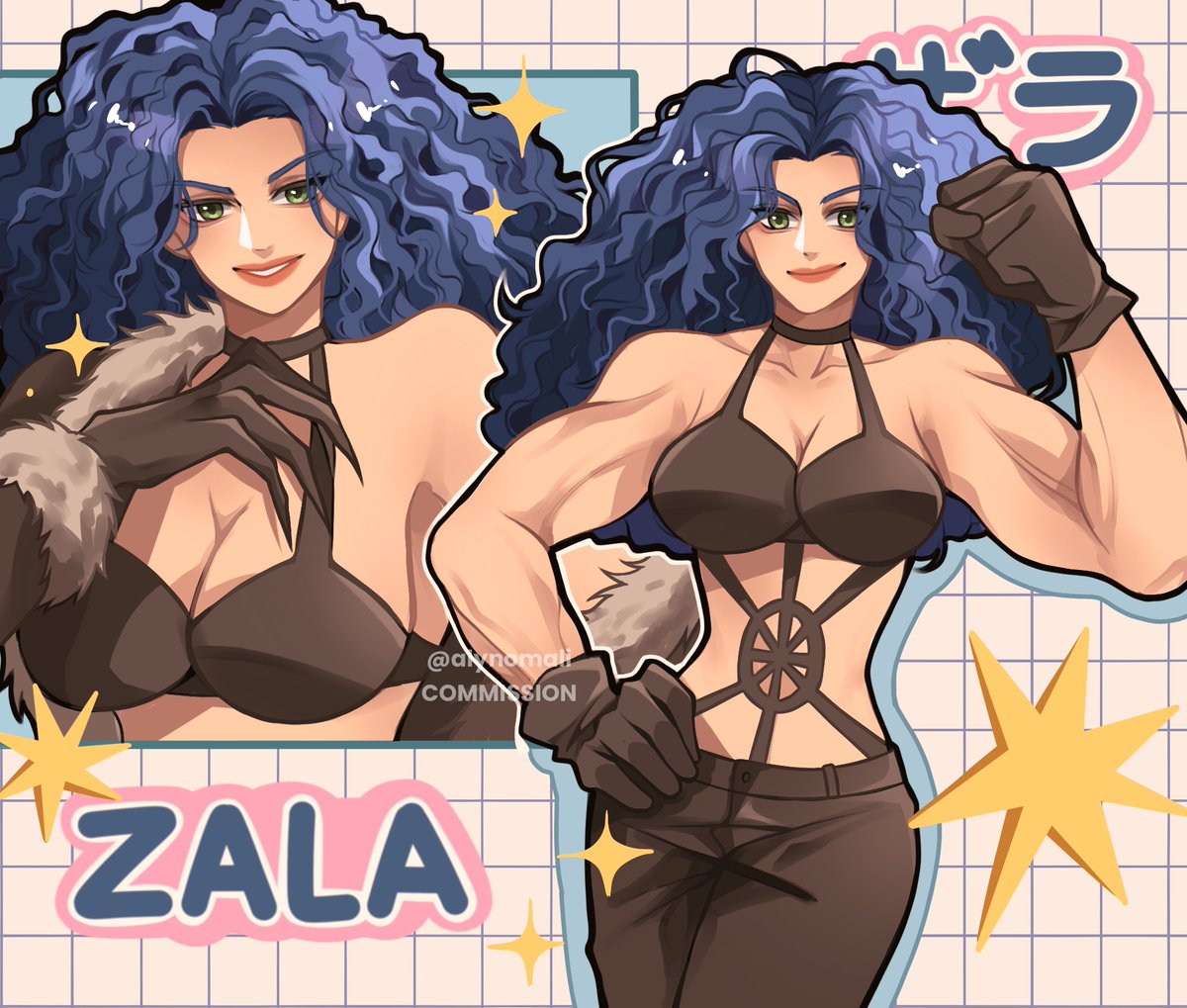 Happy Zala / Miss Doublefinger Day!💙🎉
Art by <a href="/alynomali/">Aly✨ comms open!</a> ✨