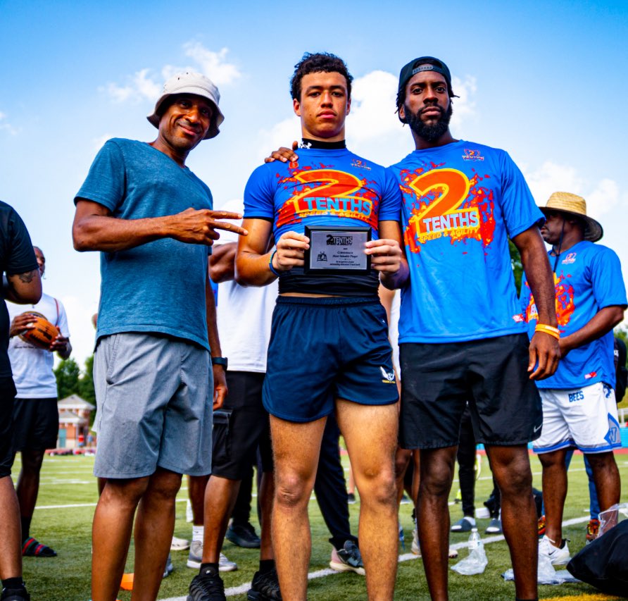 Cornerback MVP <a href="/210ths/">2Tenths Speed & Agility</a> Top 150. 
Not satisfied. <a href="/adamgorney/">Adam Gorney</a> <a href="/MohrRecruiting/">Brian Mohr</a> <a href="/BrianDohn247/">BrianDohn247</a> <a href="/ChadSimmons_/">ChadSimmons</a> <a href="/RivalsFriedman/">Adam Friedman</a>
