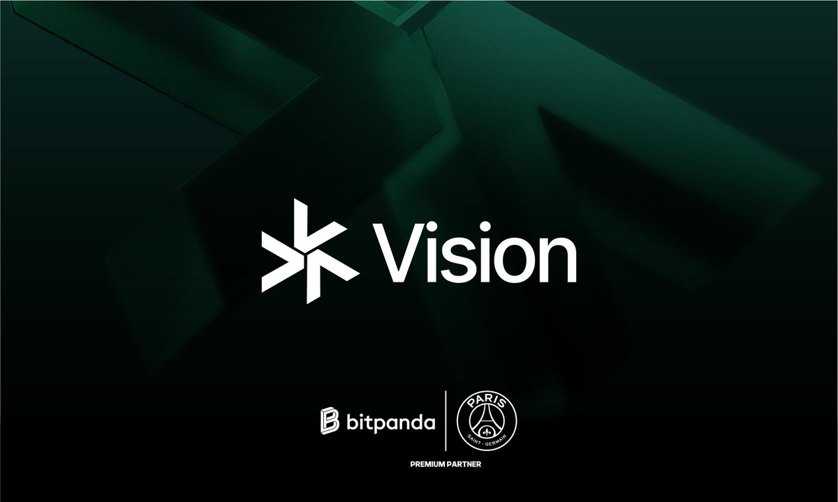 Vision joins forces with Paris Saint-Germain!

<a href="/Bitpanda/">Bitpanda</a> and <a href="/PSG_inside/">Paris Saint-Germain</a>’s partnership is expanding into Web3 to support the launch and growth of Vision.

With PSG Labs as a strategic accelerator, we’re bringing $VSN to 500M+ fans worldwide through digital experiences, co-branded