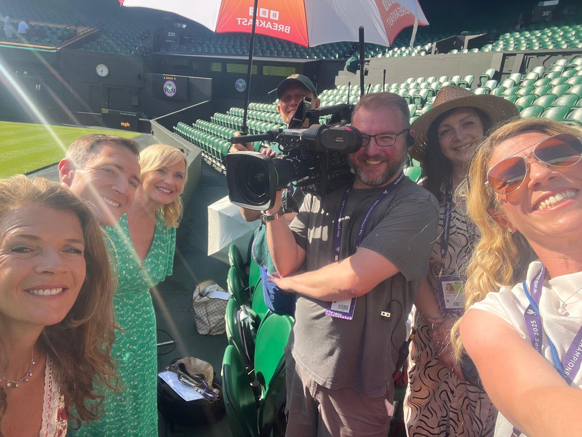 JohnWatsonSport's tweet image. It’s always a joy getting to work with great people on a great show..
And what a start it’s been for the Brits!
#Wimbledon
@BBCBreakfast @bbcbreakfastdog @Annabel_Croft