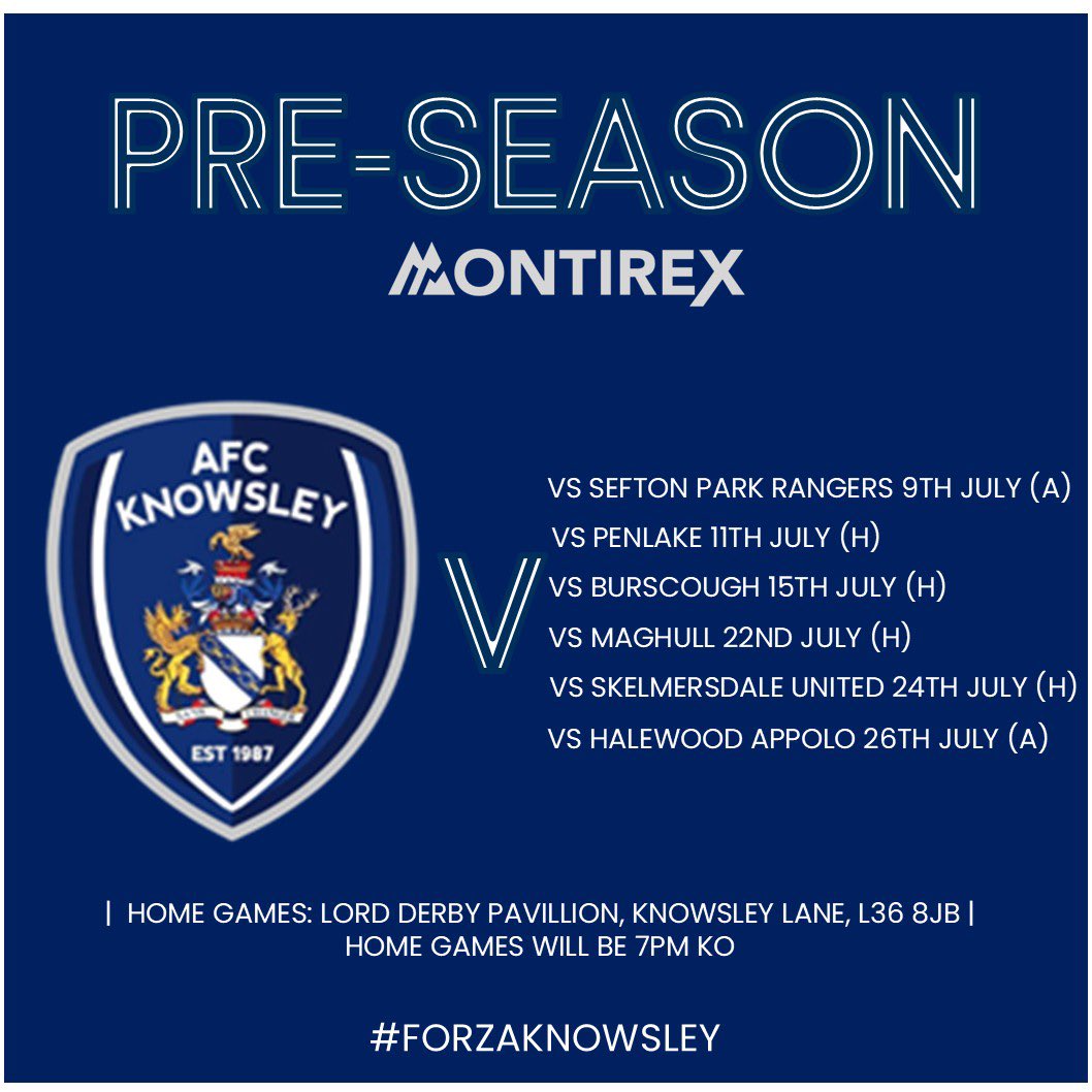 Our Pre-Season Schedule