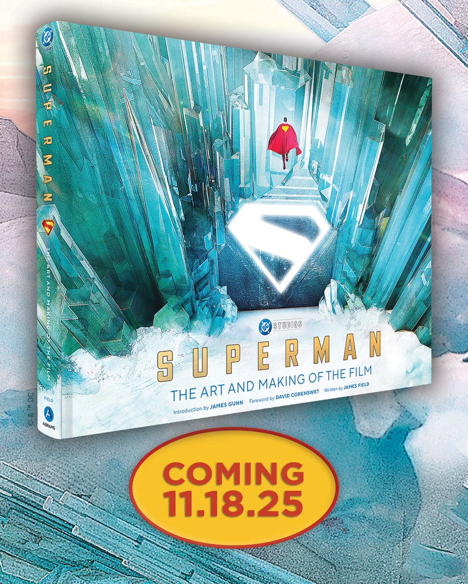Here's an EXCLUSIVE FIRST LOOK at the cover of ‘#Superman: The Art and Making of the Film.’ This book will take fans behind-the-scenes with a look at our vision for Superman. This ultimate companion will be flying off a shelf near you in November!

Now available for pre-order: