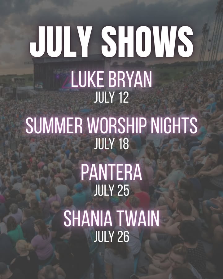 Hershey PA (@hersheypa) on Twitter photo New month, new shows in #HersheyPA. Which concerts are you attending at #HersheyparkStadium?
🤠 <a href="/lukebryan/">Luke Bryan</a> - July 12
🙌 Summer Worship Nights (<a href="/SWNTour/">Summer Worship Nights</a>) - July 18
🤘 <a href="/Pantera/">Pantera</a> - July 25
💖 <a href="/ShaniaTwain/">Shania Twain 💎💎💎</a> - July 26
Still need @hersheyent tickets? Buy here: bit.ly/4jKib9j New month, new shows in #HersheyPA. Which concerts are you attending at #HersheyparkStadium?
🤠 <a href="/lukebryan/">Luke Bryan</a> - July 12
🙌 Summer Worship Nights (<a href="/SWNTour/">Summer Worship Nights</a>) - July 18
🤘 <a href="/Pantera/">Pantera</a> - July 25
💖 <a href="/ShaniaTwain/">Shania Twain 💎💎💎</a> - July 26
Still need @hersheyent tickets? Buy here: bit.ly/4jKib9j