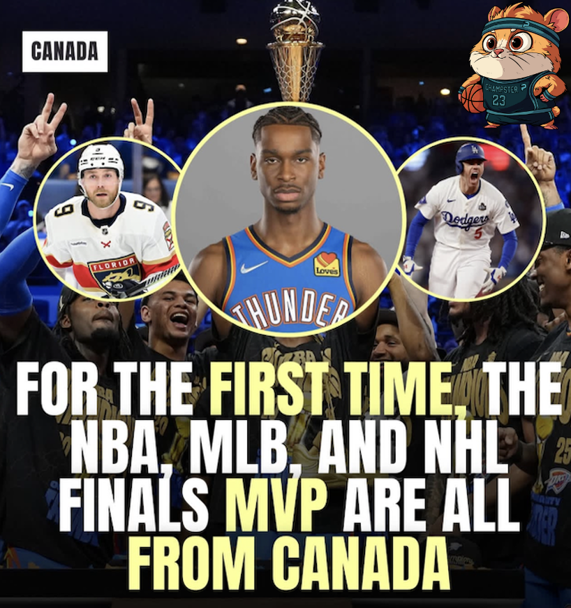 ProspectSportsX's tweet image. For the first time ever...The NBA, MLB and NHL MVPs are all from Canada 🇨🇦, Happy Canada Day Fam! $CHAMP