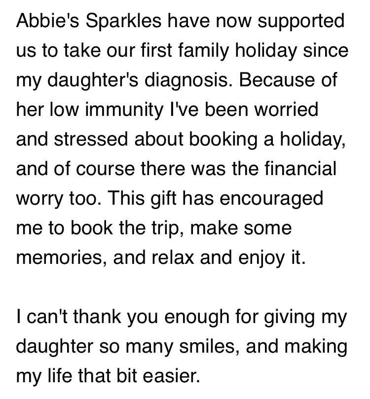 Abbie’s Sparkle Foundation tweet media