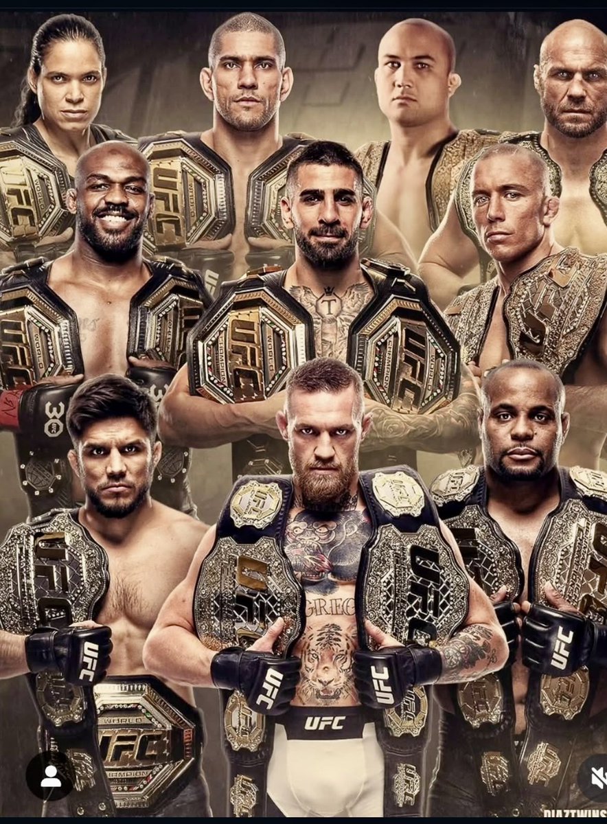 The UFC 2 divisions Champs!