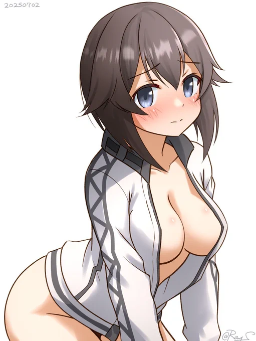 吸う… #艦これ版深夜の真剣お絵描き60分一本勝負 #艦これ版真剣お絵描き60分一本勝負_20250701